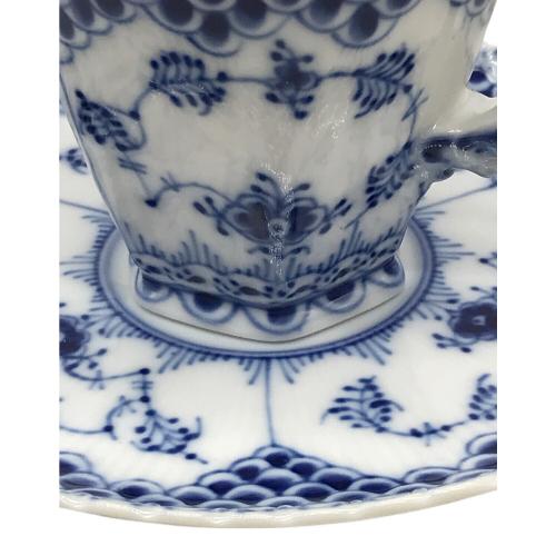 ROYAL COPENHAGEN (ロイヤル・コペンハーゲン) カップ&ソーサー ブルーフルーテッド・フルレース 2Pセット