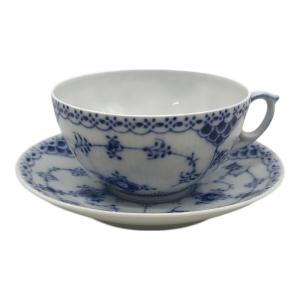 ROYAL COPENHAGEN (ロイヤル・コペンハーゲン) カップ&ソーサー ブルーフルーテッド・ハーフレース
