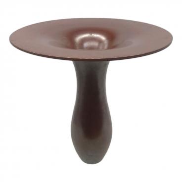 津田永寿（ツダエイジュ） 朱銅花挿 花入れ 道｜トレファクONLINE