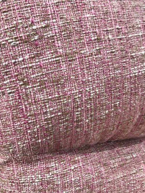 2人掛けソファー ピンク×ナチュラル