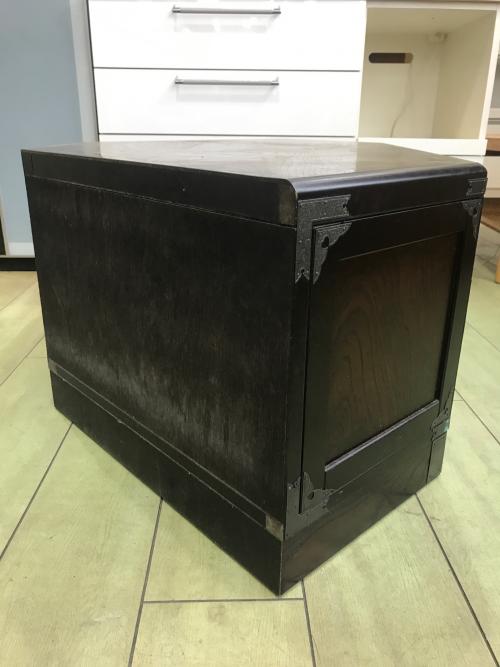 コーナーテレビ台 ダークブラウン