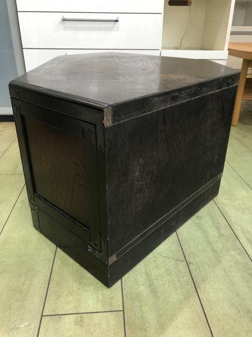 コーナーテレビ台 ダークブラウン