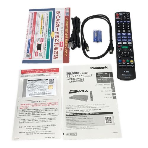 Panasonic (パナソニック) Blu-rayレコーダー DMR-W102 2番組 1TB HDMI端子×1(USB×1) 4549980684054