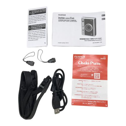 FUJIFILM (フジフィルム) インスタントカメラ instax mini Evo 40 ■