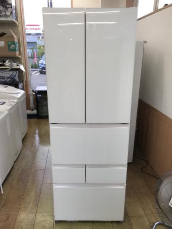 TOSHIBA (トウシバ) 6ドア冷蔵庫 ホルダー亀裂有 45 GR-M460FD 2017年製 462L クリーニング済