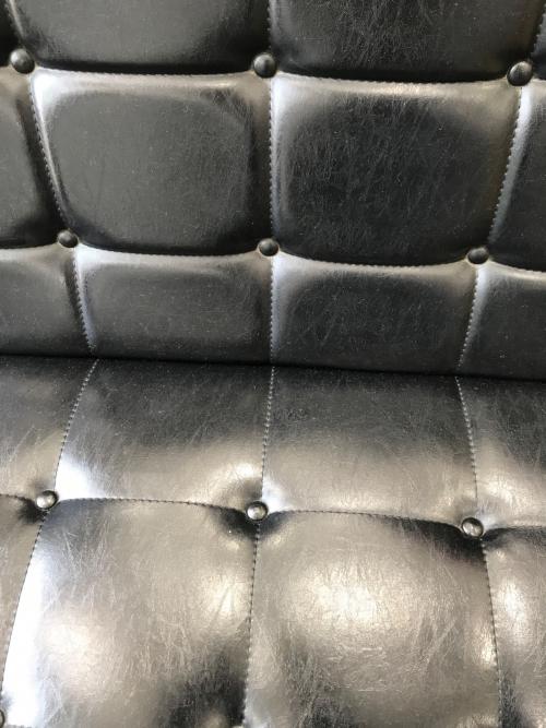 カリモク60 (カリモクロクマル) 1人掛けソファー ブラック 2人掛け W36173BW 合皮