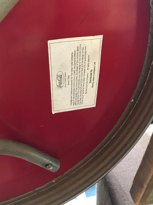 Coca Cola (コカコーラ) カフェテーブル レッド