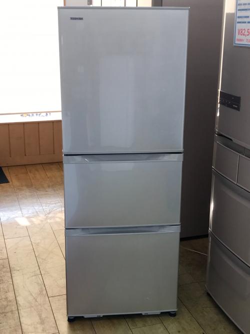 TOSHIBA (トウシバ) 3ドア冷蔵庫 ポケット破損有 GR-H34S 2016年製 330L クリーニング済