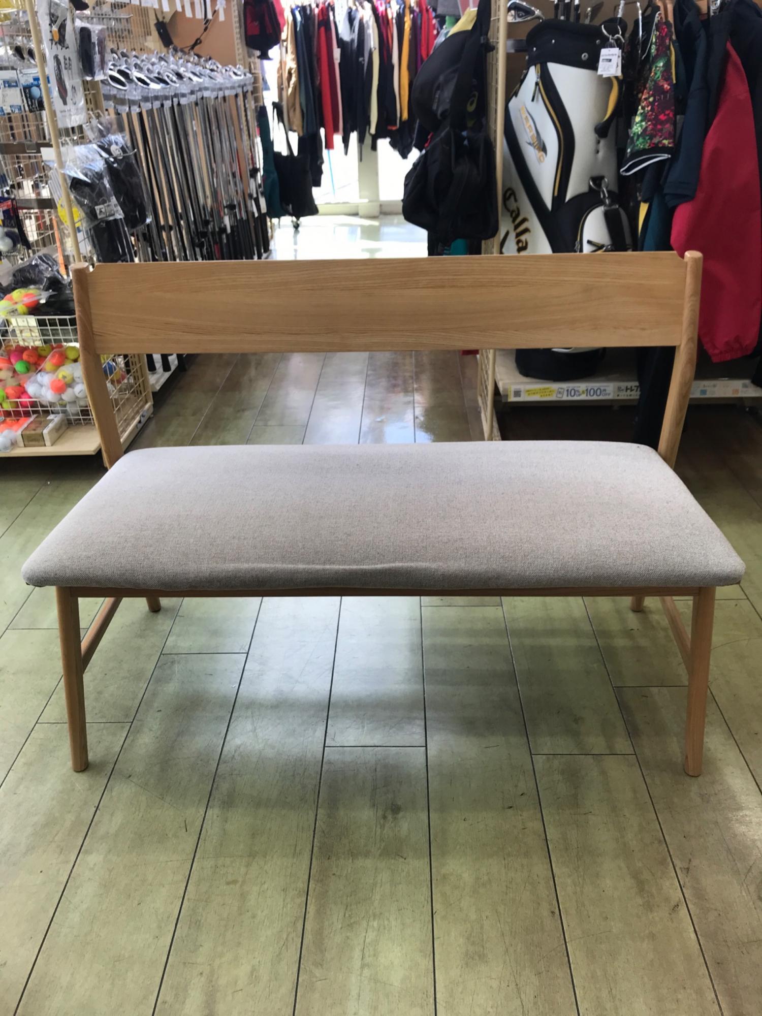 UNICO (ウニコ) ベンチ ナチュラル×グレー シグネ｜トレファクONLINE