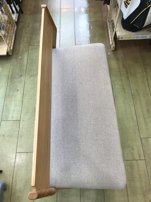 ウニコ unico ダイニングベンチ 木製フレーム グレー