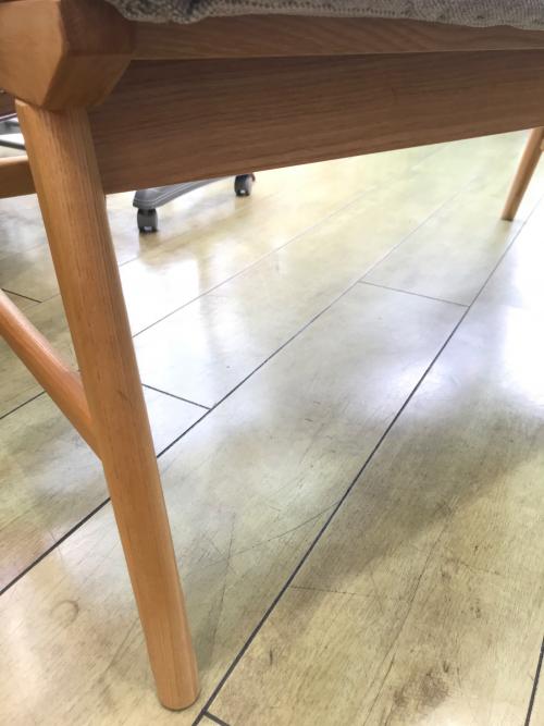 ウニコ unico ダイニングベンチ 木製フレーム グレー