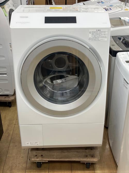 TOSHIBA (トウシバ) ドラム式洗濯乾燥機 12.0kg 7.0㎏ TW-127XP4L 2025年製 ヒートポンプ 取扱説明書付 クリーニング済 50Hz／60Hz