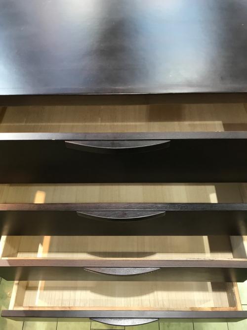 ニトリ ハイチェスト ブラック