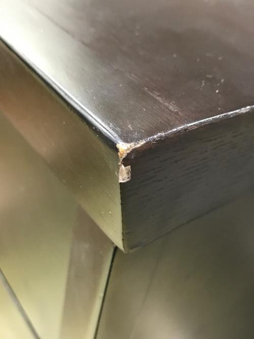 ニトリ ハイチェスト ブラック