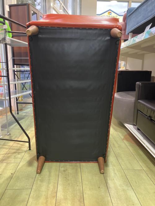 2人掛けソファー ブラウン 合皮