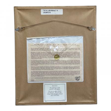 DISNEY (ディズニー) ミッキーマウス生誕70周年 アートフレーム