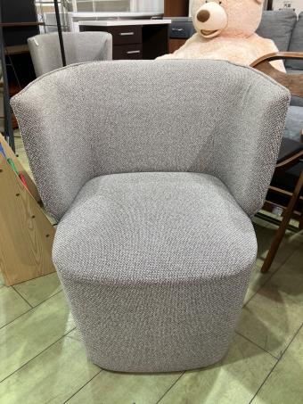 arflex (アルフレックス) 回転ラウンジチェア グレー 1人掛け ファブリック BRERA