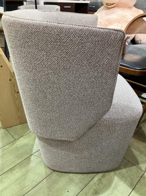 arflex (アルフレックス) 回転ラウンジチェア グレー 1人掛け ファブリック BRERA