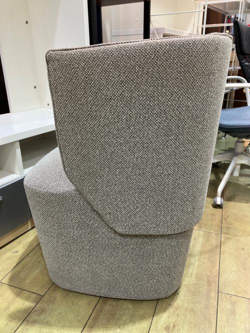 arflex (アルフレックス) 回転ラウンジチェア グレー 1人掛け ファブリック BRERA