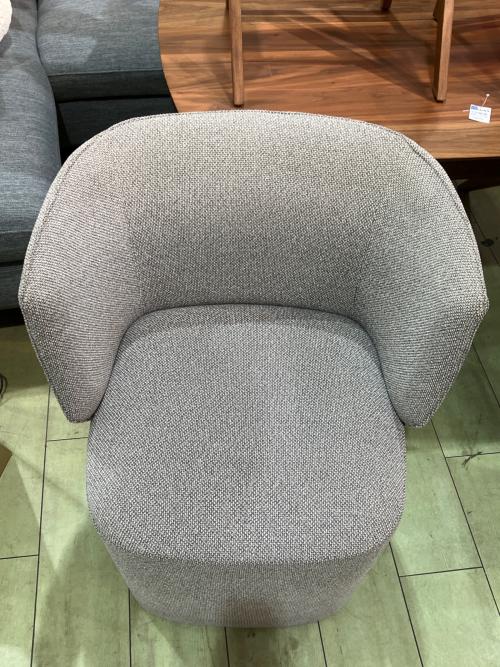 arflex (アルフレックス) 回転ラウンジチェア グレー 1人掛け