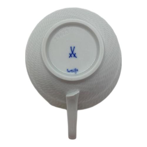 Meissen (マイセン) カップ&ソーサー 波の戯れホワイト