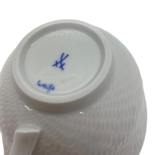 Meissen (マイセン) カップ&ソーサー 波の戯れホワイト