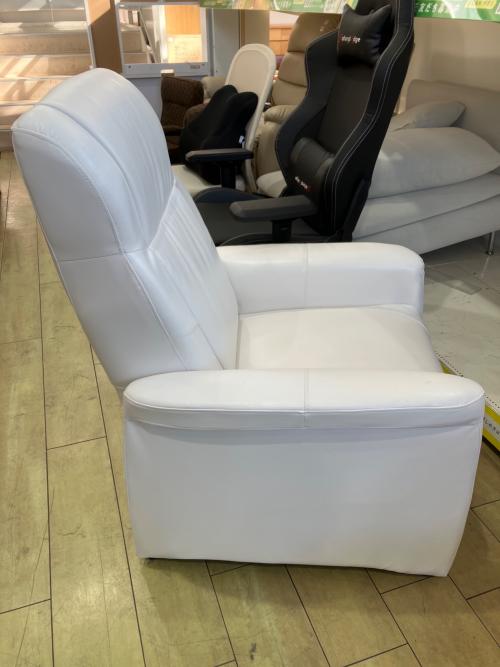 電動リクライニングソファー ホワイト