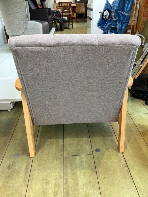 イーナ 1人掛けソファー en-051 グレー×ナチュラル