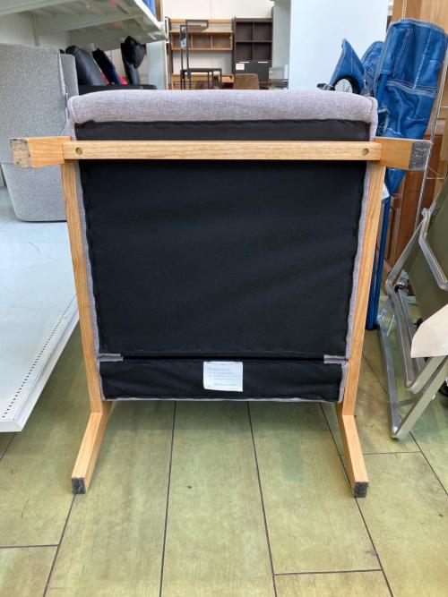 イーナ 1人掛けソファー en-051 グレー×ナチュラル