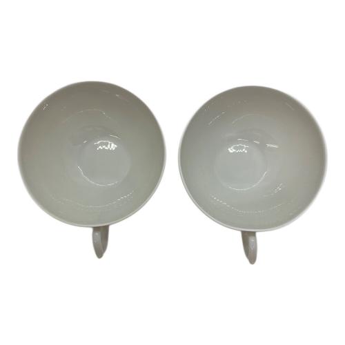 ROYAL COPENHAGEN (ロイヤル・コペンハーゲン) カップ&ソーサー ホワイトフルーティドハーフレース