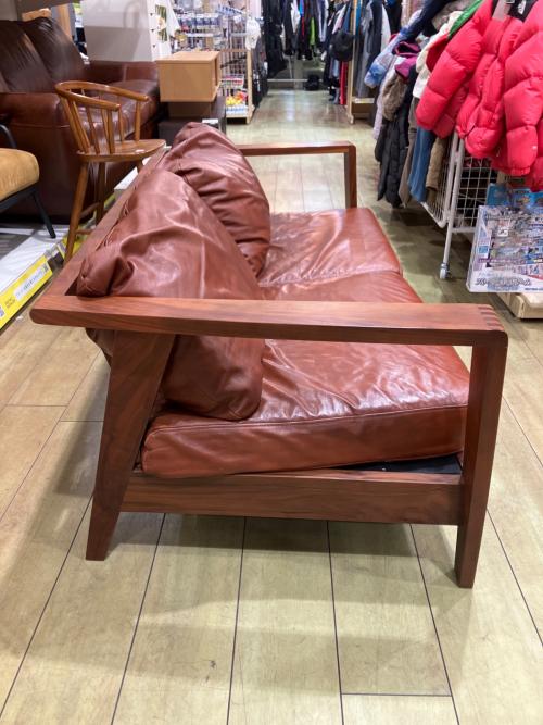 シギヤマ家具 (シギヤマカグ) 2人掛けソファー ブラウン