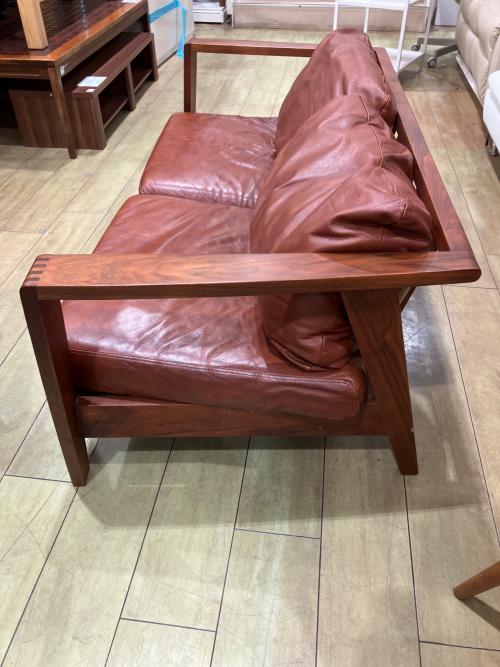 シギヤマ家具 (シギヤマカグ) 2人掛けソファー ブラウン｜トレファクONLINE