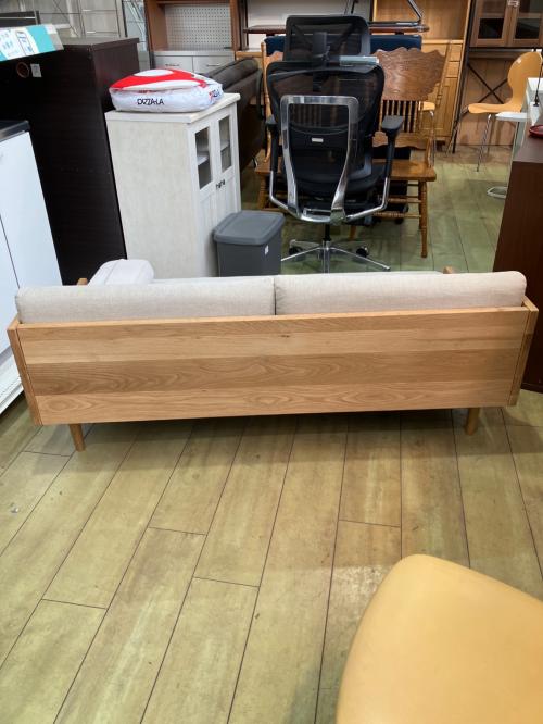 Re:CENO (リセノ) 2人掛けソファー ナチュラル×グレー Lys｜トレファク