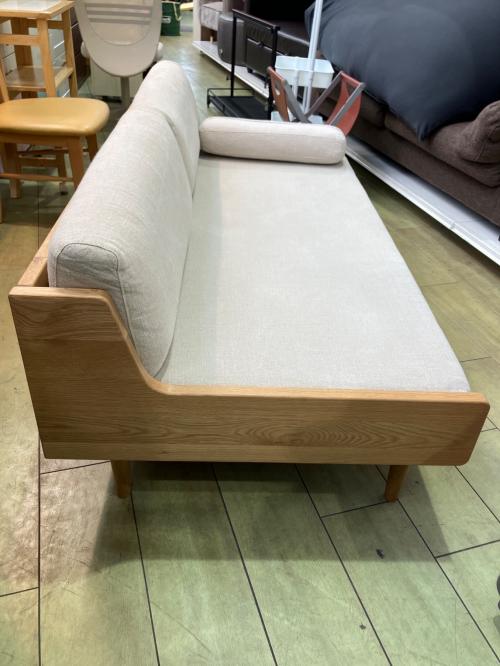 Re:CENO (リセノ) 2人掛けソファー ナチュラル×グレー Lys｜トレファク