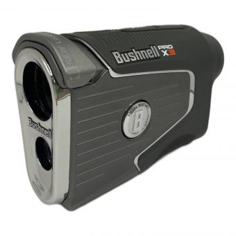 Bushnell (ブッシュネル) ゴルフ距離測定器 箱 専用ケース 説明書付き シルバー PRO X3