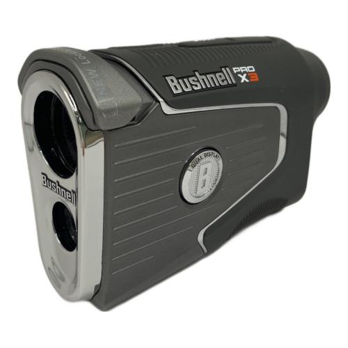 Bushnell (ブッシュネル) ゴルフ距離測定器 箱 専用ケース 説明書付き シルバー PRO X3