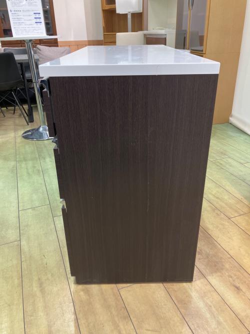 ニトリ キッチンカウンター 239 幅:約120㎝ ダークブラウン キュリー2