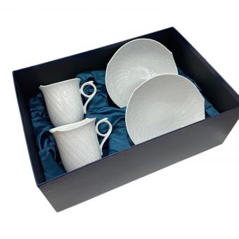 Meissen (マイセン) カップ&ソーサー 波の戯れホワイト