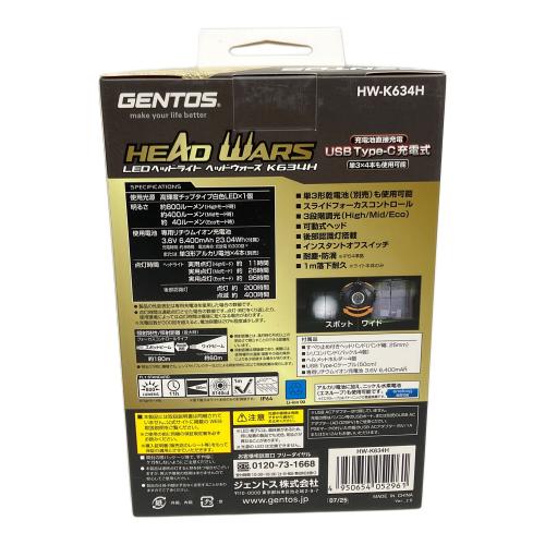 GENTOS (ジェントス) LEDヘッドライト K634H｜トレファクONLINE