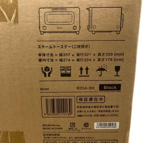 BALMUDA (バルミューダ) トースター K05A-BK