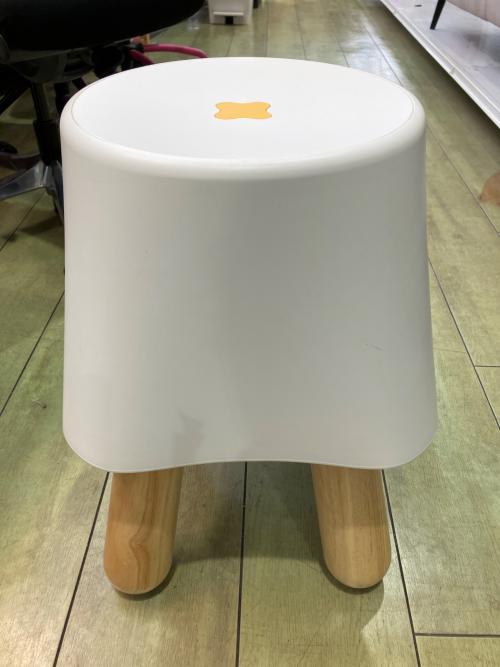 LaLaCo エクササイズチェア 341 ナチュラル×ホワイト