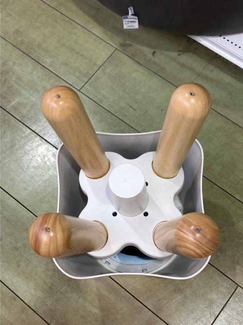 LaLaCo エクササイズチェア 341 ナチュラル×ホワイト