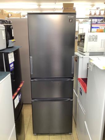 SHARP (シャープ) 3ドア冷蔵庫 SJ-PW37K-H 2023年製 【7280】 374L