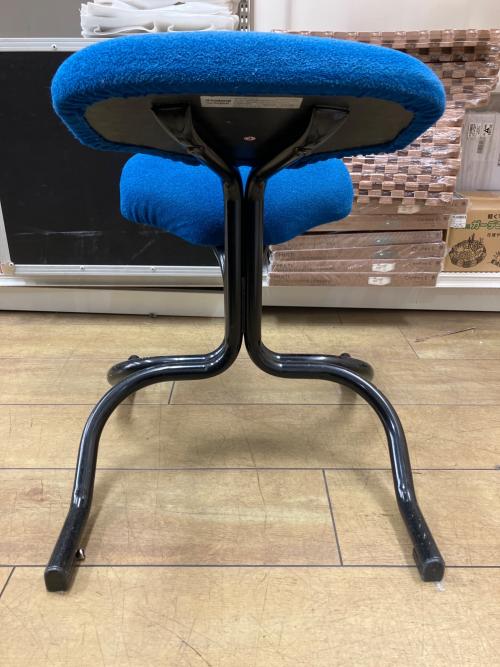 balans (バランス) チェア ブラック×ブルー