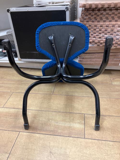 balans (バランス) チェア ブラック×ブルー