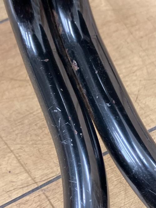 balans (バランス) チェア ブラック×ブルー