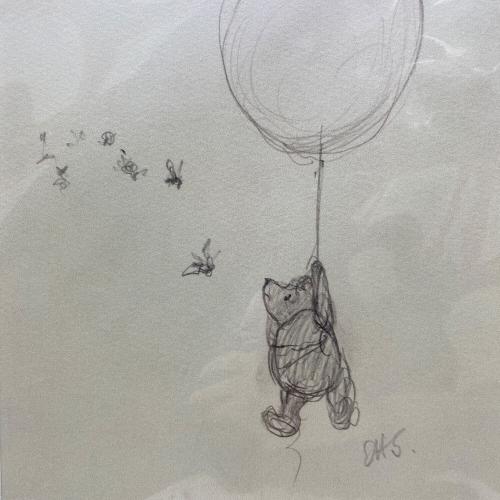 くまのプーさん (プーサン) 鉛筆画