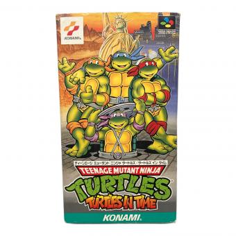 ティーンエイジ ミュータント ニンジャ タートルズ タートルズインタイム スーパーファミコン用ソフト -