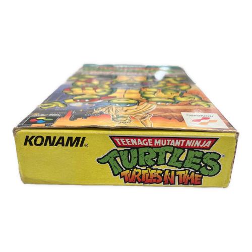 ティーンエイジ ミュータント ニンジャ タートルズ タートルズインタイム スーパーファミコン用ソフト -