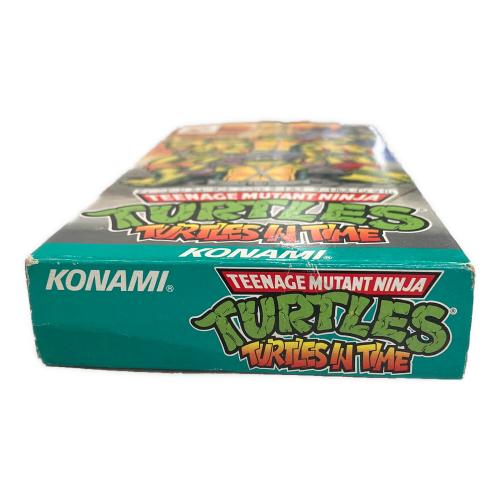 ティーンエイジ ミュータント ニンジャ タートルズ タートルズインタイム スーパーファミコン用ソフト -